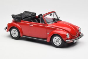 Volkswagen Beetle 1303 Cabriolet Rouge Norev 1:18 188529 Métal — image 4 sur 6