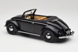 Volkswagen Beetle Type 1 Hebmuller Cabriolet Noir Minichamps 1:18 107054232 Métal — image 5 sur 6