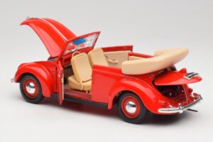 Volkswagen Cabriolet Ruby Rouge Maisto 1:18 32826 Métal — image 5 sur 8