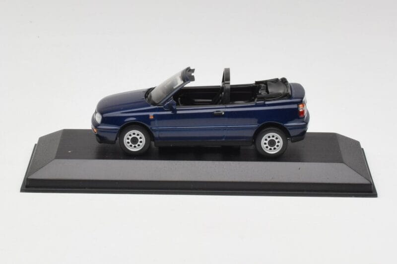 Volkswagen Golf Mk3 Cabriolet Maritime Bleu Minichamps 1:43 400055530 Métal