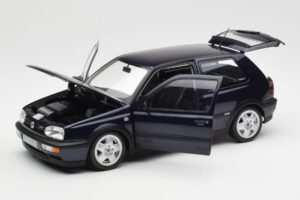 Volkswagen Golf Mk3 VR6 Bleu Métallique Norev 1:18 188462 Métal — image 2 sur 8