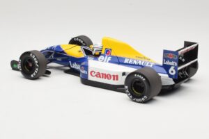 Williams Renault FW14B #6 R. Patrese 1992 Minichamps 1:18 110920006 Métal — image 7 sur 8