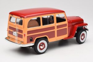 Willys Jeep Station Wagon Rouge Road Signature 1:18 92858 Métal — image 3 sur 8