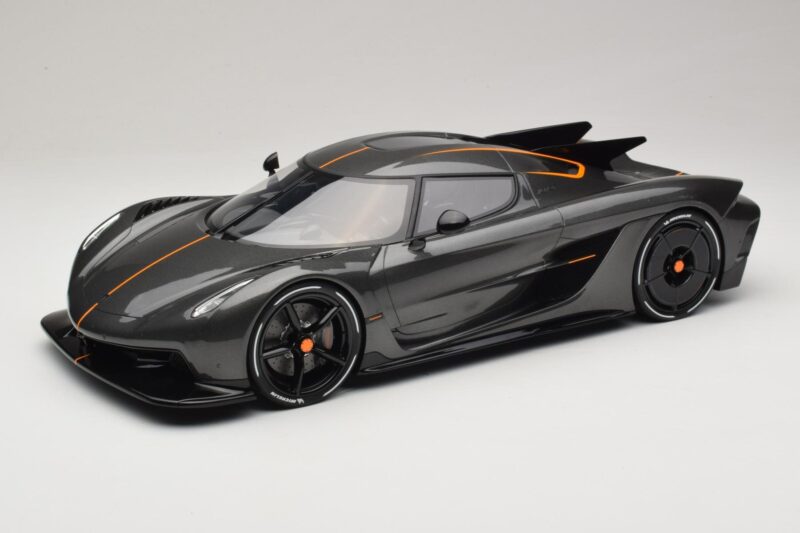 Koenigsegg Jesko Absolut 0-400-0 km/h Record Graphite Grey GT Spirit 1:12 GT575 Résine