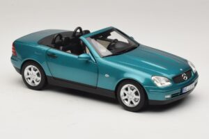Mercedes SLK R170 Vivianite Green Norev 1:18 183021 Métal — image 8 sur 10