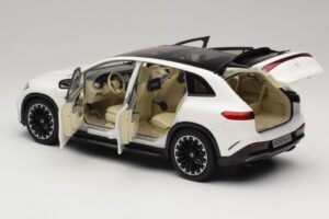 Mercedes EQS SUV X296 Manufaktur Diamond White NZG 1:18 B66960590 Métal — image 5 sur 8