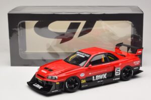 Nissan Skyline ER34 LB Super Silhouette Active Red GT Spirit 1:18 GT570 Résine — image 6 sur 6