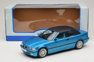 BMW 3 Series E36 Cabriolet Bleu Métallisé MCG 1:18 MCG18319 Métal — image 7 sur 7