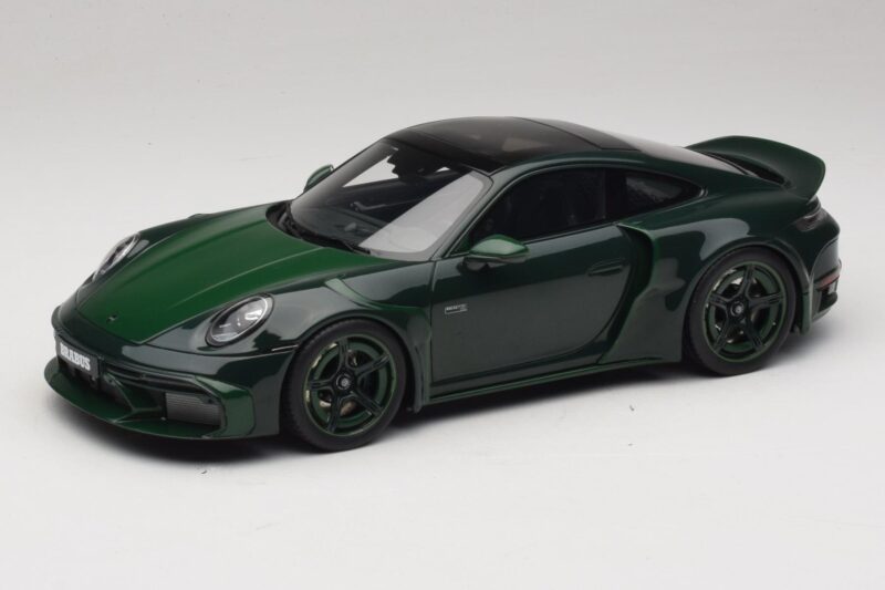 Porsche 911 992 Turbo S Brabus 900 Rocket R Mean Green GT Spirit 1:18 GT959 Résine