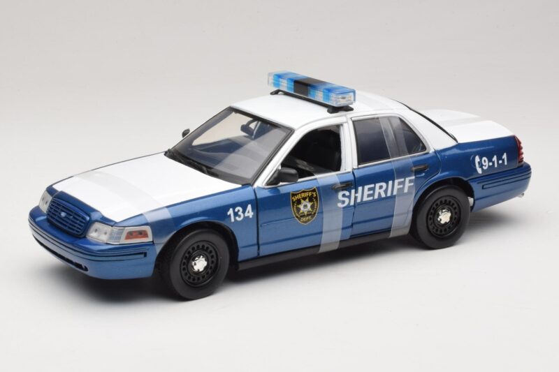 Ford Crown Victoria Police Interceptor The Walking Dead Greenlight 1:18 12957 Métal