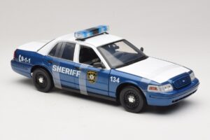 Ford Crown Victoria Police Interceptor The Walking Dead Greenlight 1:18 12957 Métal — image 4 sur 6