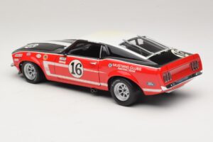 Ford Mustang Boss 302 #16 Bud Moore Engineering G. Follmer Trans-Am 1969 OEM 1:18 FORD006 Métal — image 7 sur 8