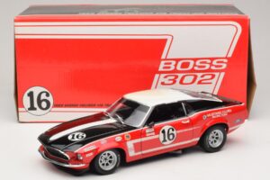 Ford Mustang Boss 302 #16 Bud Moore Engineering G. Follmer Trans-Am 1969 OEM 1:18 FORD006 Métal — image 8 sur 8