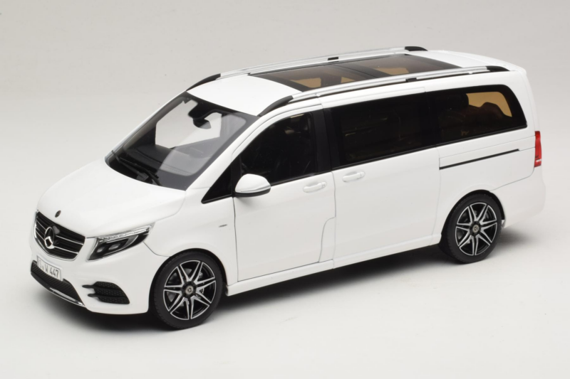 Mercedes V-Class W447 AMG Line Blanc Norev 1:18 183876 Métal