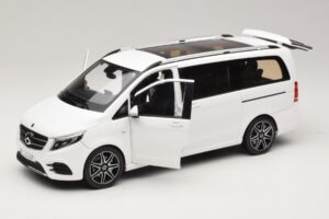 Mercedes V-Class W447 AMG Line Blanc Norev 1:18 183876 Métal — image 2 sur 8