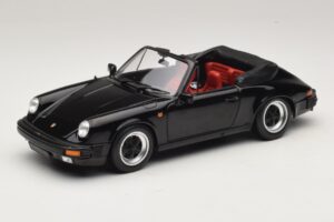 Porsche 911 3.2 Carrera Cabriolet Noir Minichamps 1:18 100063035 Métal