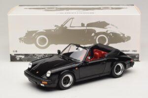 Porsche 911 3.2 Carrera Cabriolet Noir Minichamps 1:18 100063035 Métal — image 8 sur 8
