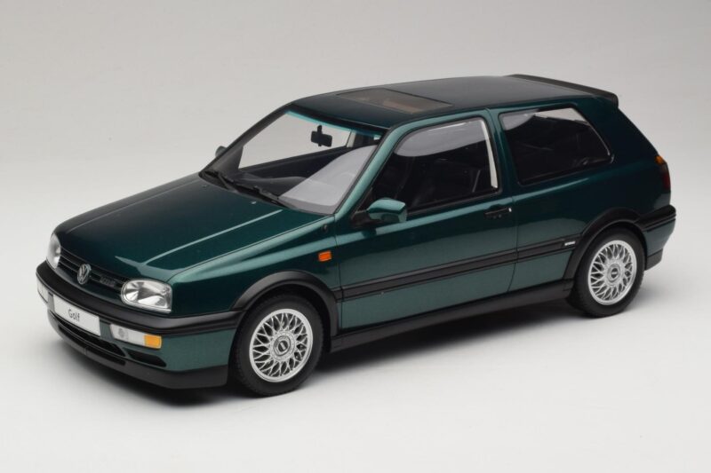 Volkswagen Golf Mk3 VR6 Carat Dragon Green Otto 1:12 G099 Résine