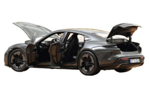 Porsche Taycan Turbo S Slate Grey Neo Norev 1:18 187654 Métal — image 2 sur 5