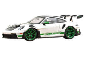 Porsche 911 992 GT3 RS Tribute to Carrera RS Blanc Python Green Norev 1:12 Porsche 911 992 GT3 RS Tribute to Carrera RS Blanc Python Green Norev 1:12 127535 Métal