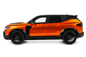 Dacia Duster Mk3 Redust Sport 4x2 Hybrid Metallic Orange Otto 1:18 OT1316 Résine — image 3 sur 4