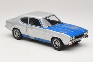 Ford Capri RS2600 Mk1 Silver Blue Minichamps 1:18 150089072 Métal — image 4 sur 6