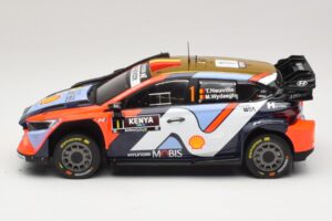 Hyundai i20 N Rally1 #1 T. Neuville / M. Wydaeghe Safari Rally Kenya 2025 IXO 1:18 18RMC247B Métal — image 3 sur 6