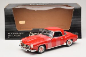 Mercedes 190 SL W121 Coupé Rouge ERTL 1:18 7465 Métal — image 6 sur 6