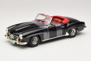 Mercedes 190 SL W121 Roadster Noir ERTL 1:18 7464 Métal