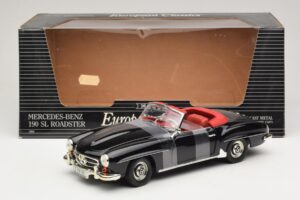 Mercedes 190 SL W121 Roadster Noir ERTL 1:18 7464 Métal — image 6 sur 6
