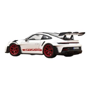 Porsche 911 992 GT3 RS Weissach Package Blanc Pyro Red Norev 1:18 187373 Métal — image 3 sur 3