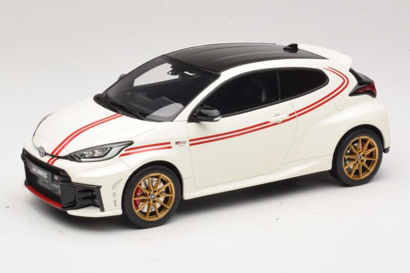 Toyota GR Yaris TGR Italy Édition Limitée Pure White Otto 1:18 OT1183 Résine