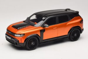 Dacia Duster Mk3 Redust Sport 4x2 Hybrid Metallic Orange Otto 1:18 OT1316 Résine