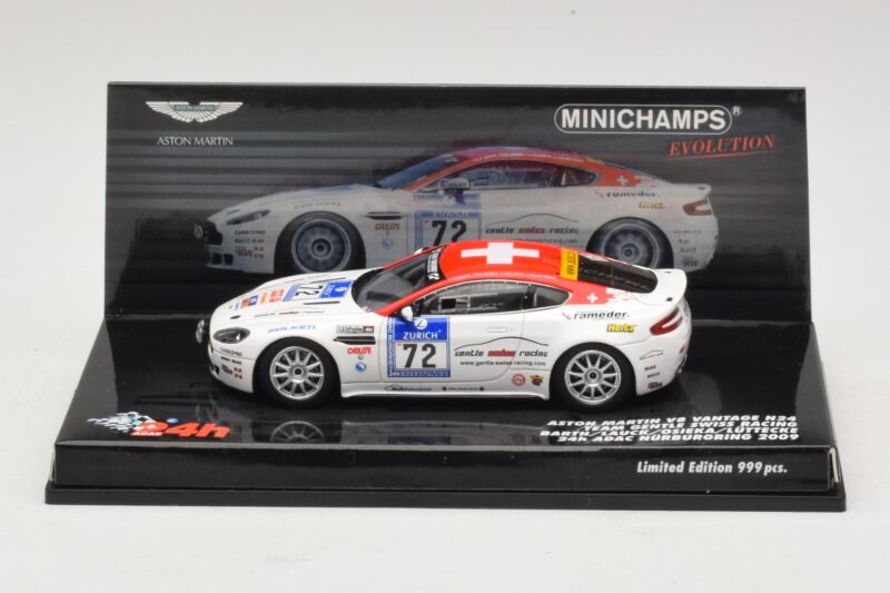 Aston Martin V8 Vantage #72 24 Hours of Nurburgring 2009 Minichamps 1:43 Aston Martin V8 Vantage #72 24 Hours of Nurburgring 2009 Minichamps 1:43 437091372 Métal