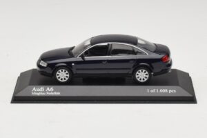 Audi A6 C5 Bleu Métallisé Minichamps 1:43 430010201 Métal