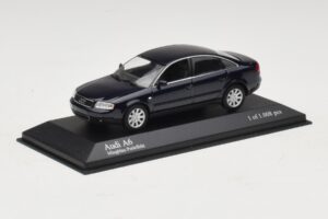 Audi A6 C5 Bleu Métallisé Minichamps 1:43 430010201 Métal — image 2 sur 4