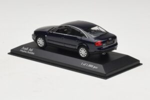 Audi A6 C5 Bleu Métallisé Minichamps 1:43 430010201 Métal — image 3 sur 4