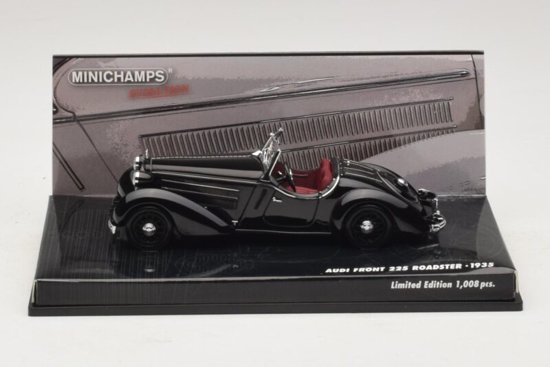 Audi Front 225 Roadster Noir Minichamps 1:43 Audi Front 225 Roadster Noir Minichamps 1:43 437019131 Métal