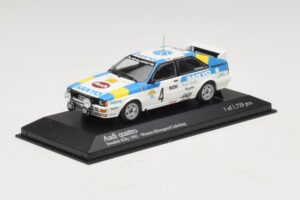 Audi Quattro #4 S. Blomqvist / B. Cederberg Rally Sweden Winner 1982 Minichamps 1:43 430821904 Métal — image 2 sur 4