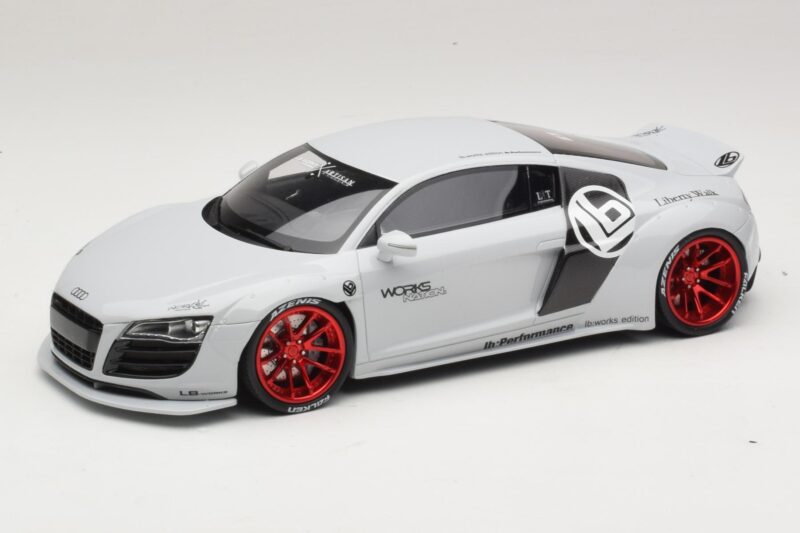Audi R8 42 Liberty Walk Blanc GT Spirit 1:18 GT325 Résine