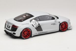 Audi R8 42 Liberty Walk Blanc GT Spirit 1:18 GT325 Résine — image 2 sur 6