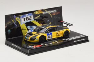 Audi R8 LMS GT3 #102 H-J. Stuck / H. Heyer Black Falcon 24 Hours of Nurburgring 2010 Minichamps 1:43 437101912 Métal — image 2 sur 5