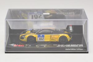 Audi R8 LMS GT3 #102 H-J. Stuck / H. Heyer Black Falcon 24 Hours of Nurburgring 2010 Minichamps 1:43 437101912 Métal — image 4 sur 5