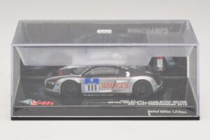 Audi R8 LMS GT3 #111 Metha / Breslin Black Falcon 24 Hours of Nurburgring 2010 Minichamps 1:43 437101911 Métal — image 4 sur 5