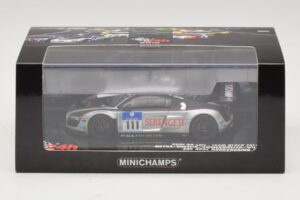 Audi R8 LMS GT3 #111 Metha / Breslin Black Falcon 24 Hours of Nurburgring 2010 Minichamps 1:43 437101911 Métal — image 5 sur 5