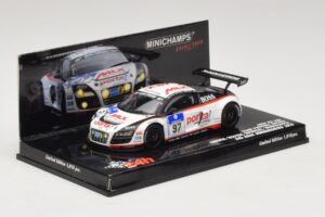 Audi R8 LMS GT3 #97 Phoenix Racing 24 Hours of Nurburgring 2010 Minichamps 1:43 437101997 Métal — image 2 sur 5