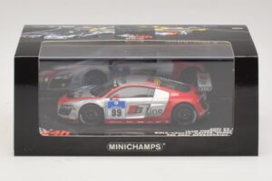 Audi R8 LMS GT3 #99 F. Biela / M. Fassler Phoenix Racing 24 Hours of Nurburgring 2010 Minichamps 1:43 437101999 Métal — image 5 sur 5