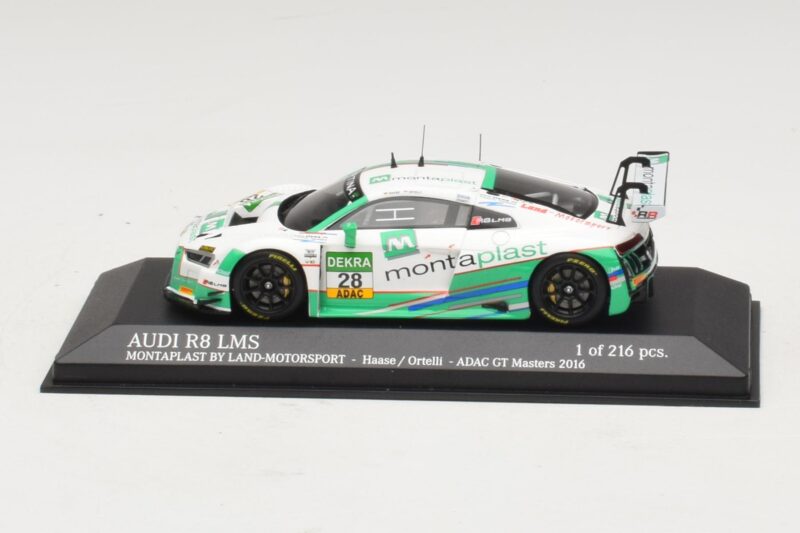Audi R8 LMS Montaplast By Land-Motorsport #28 C. Haase / S. Ortelli ADAC GT Masters 2016 Minichamps 1:43 Audi R8 LMS Montaplast By Land-Motorsport #28 C. Haase / S. Ortelli ADAC GT Masters 2016 Minichamps 1:43 437161198 Métal