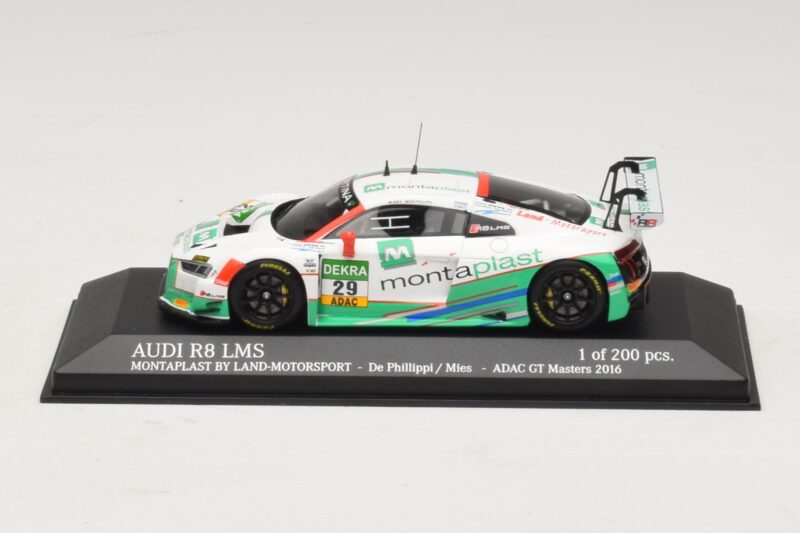 Audi R8 LMS Montaplast By Land-Motorsport #29 C. De Phillippi / C. Mies ADAC GT Masters 2016 Minichamps 1:43 Audi R8 LMS Montaplast By Land-Motorsport #29 C. De Phillippi / C. Mies ADAC GT Masters 2016 Minichamps 1:43 437161129 Métal