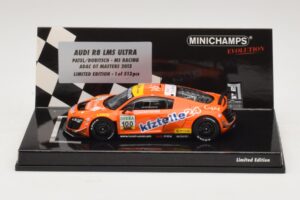 Audi R8 LMS Ultra #100 MS Racing Patel / Dobitsch ADAC GT Masters 2013 Minichamps 1:43 437130100 Métal